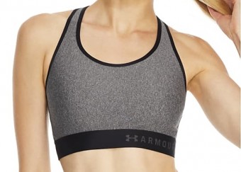 Under Armour Bustiera Mid Keyhole Heather 1310458