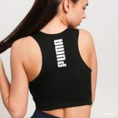 Bustiera Puma Crop Top Black pentru femei 581474-01